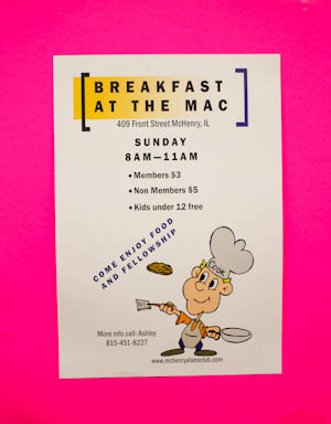 Pancake Breakfast at the Mac by McHenry Alano Club