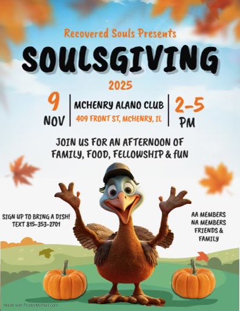 Soulsgiving Flyer 2025